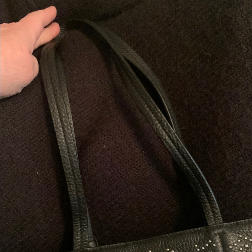 Calvin Klein Black and Silver Geometric Tote - Picture 7 of 13